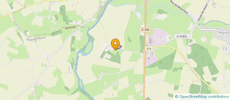 localisation de l'entreprise SCI LA BUSSONNIERE  MARESCHE