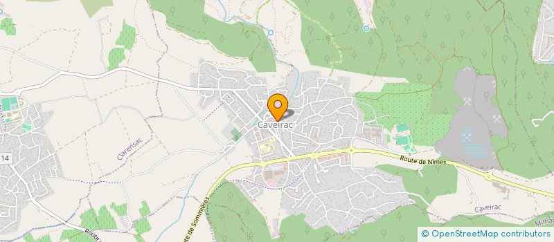 localisation de l'entreprise SCI LA BUTTE  CAVEIRAC