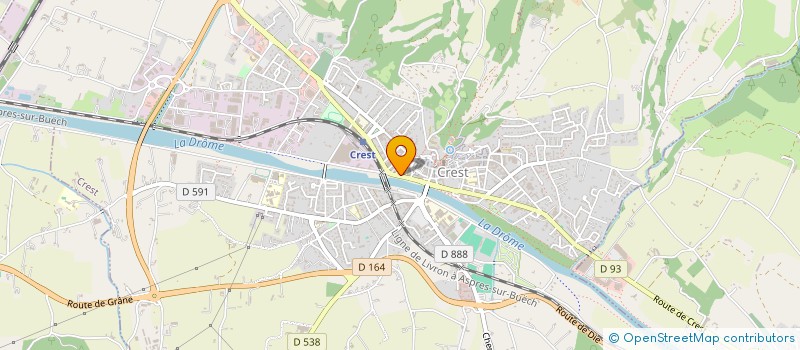 localisation de l'entreprise SCI LA BUTTE  ALLEX