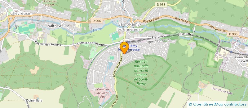 localisation de l'entreprise SCI LA BUTTE A MONSEIGNEUR  SAINT-REMY-LES-CHEVREUSE