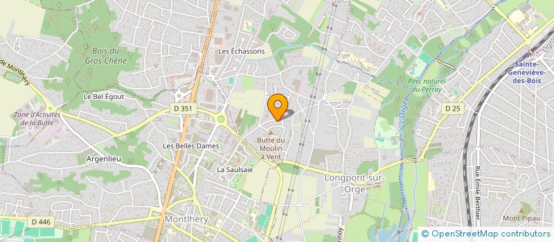 localisation de l'entreprise SCI LA BUTTE DU MOULIN A VENT à LONGPONT-SUR-ORGE