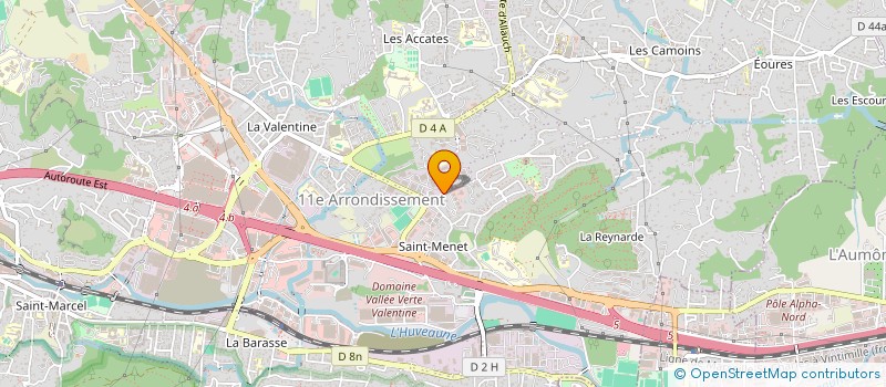 localisation de l'entreprise SCI LA BUZINE à MARSEILLE