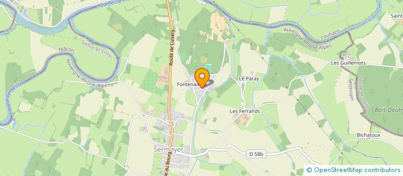 localisation de l'entreprise SCI LA C.2.G.  SERMOYER