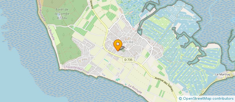 localisation de l'entreprise SCI LA CABANE  ARS-EN-RE