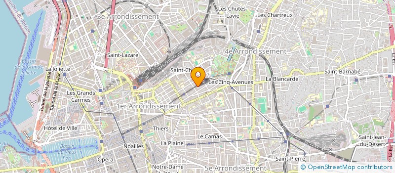 localisation de l'entreprise SCI LA CABANE à MARSEILLE