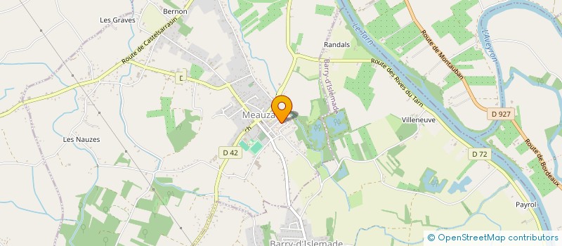 localisation de l'entreprise SCI LA CABANE  MONTAUBAN