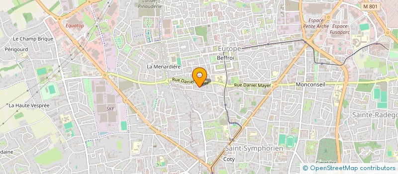 localisation de l'entreprise SCI LA CABANE  TOURS