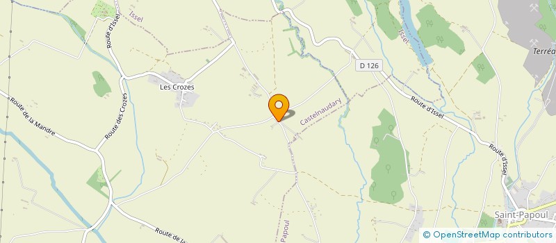 localisation de l'entreprise SCI LA CABANE  CASTELNAUDARY