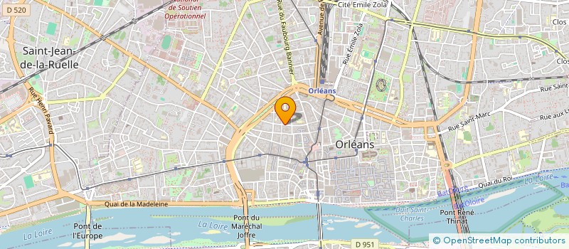 localisation de l'entreprise SCI LA CABANE à ORLEANS