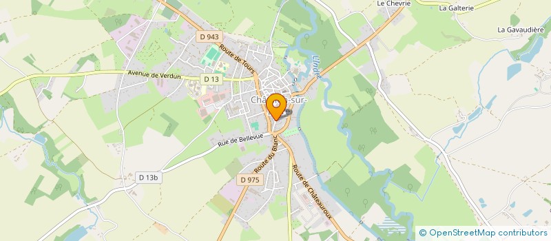 localisation de l'entreprise SCI LA CABANE A TABAC  CHATILLON-SUR-INDRE