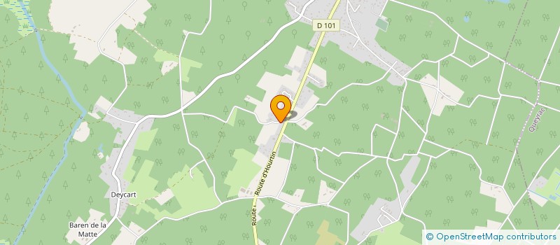 localisation de l'entreprise SCI LA CABANE BLEUE  VENDAYS-MONTALIVET