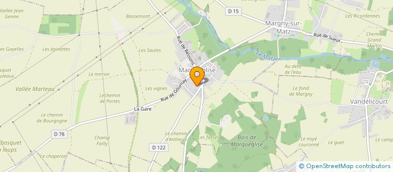 localisation de l'entreprise SCI LA CABANE D'ARLOU  MARQUEGLISE