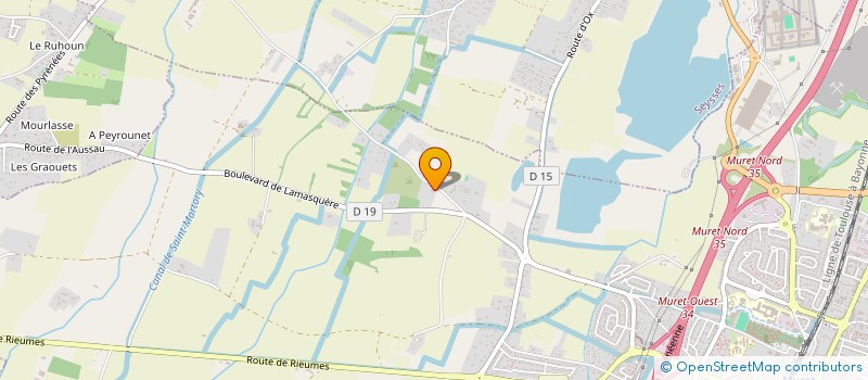 localisation de l'entreprise SCI LA CABANE DES MOREAU  MURET