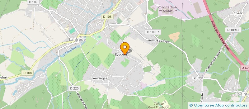 localisation de l'entreprise SCI LA CABANE DES PITCHOUNES  LA BREDE