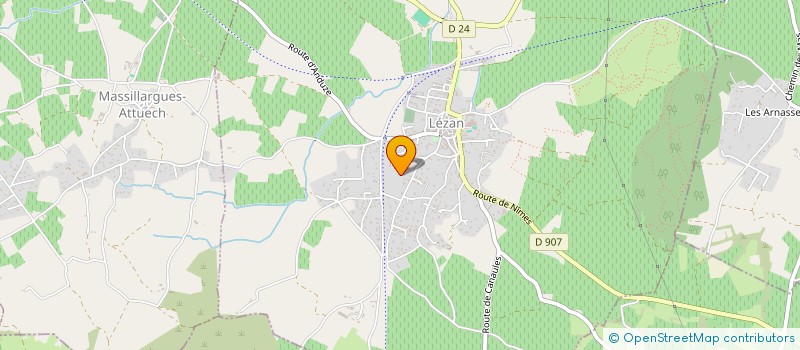 localisation de l'entreprise SCI LA CABANE DU TRINQUIER  LEZAN