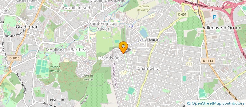 localisation de l'entreprise SCI LA CABANE SUR BORD DE GARONNE  VILLENAVE-D'ORNON