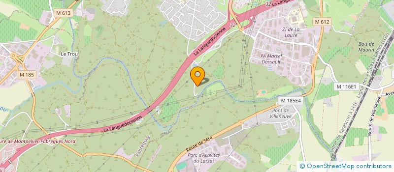 localisation de l'entreprise SCI LA CABANNE  SAINT-JEAN-DE-VEDAS