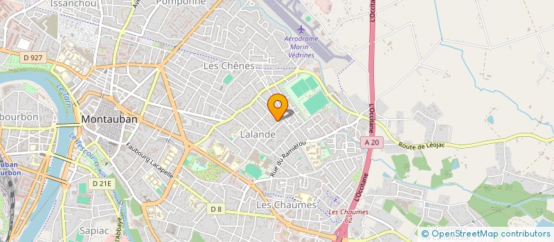 localisation de l'entreprise SCI LA CABANNE  MONTAUBAN