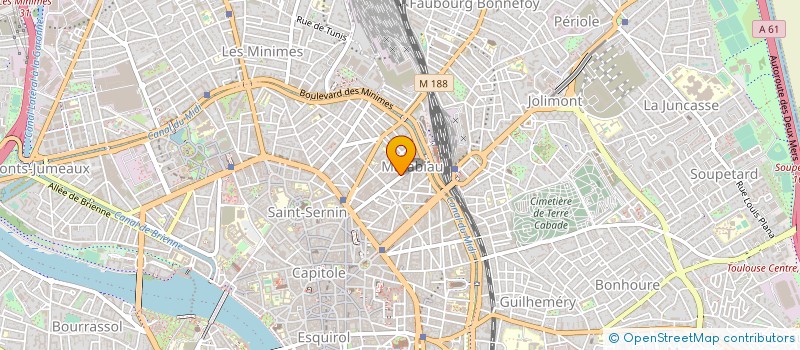 localisation de l'entreprise SCI LA CABARETTE à TOULOUSE