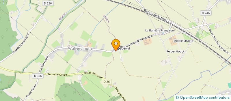 localisation de l'entreprise SCI LA CABARETTE à WULVERDINGHE