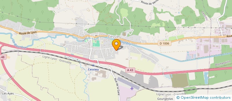 localisation de l'entreprise SCI LA CABORNE  DOLOMIEU