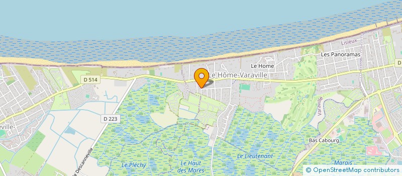 localisation de l'entreprise SCI LA CABOURGEAISE à CABOURG