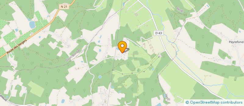 localisation de l'entreprise SCI LA CABRIDIERE  LACROPTE