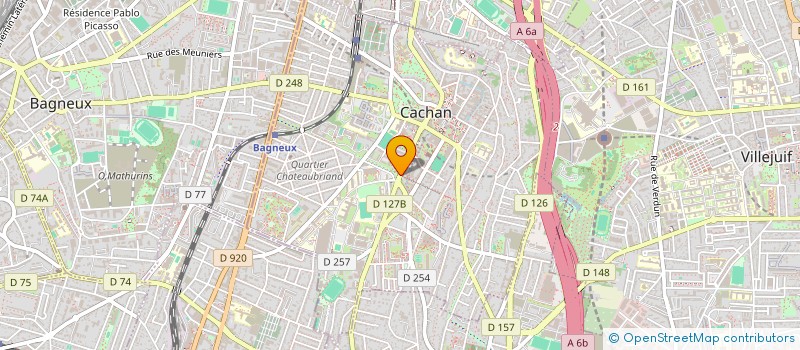 localisation de l'entreprise SCI LA CACHANNAISE BOUKEROUIS  CACHAN