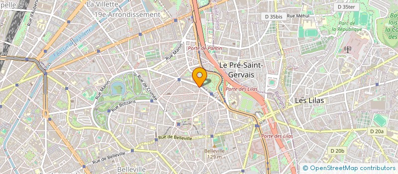 localisation de l'entreprise SCI LA CACHETTE à LEVALLOIS-PERRET