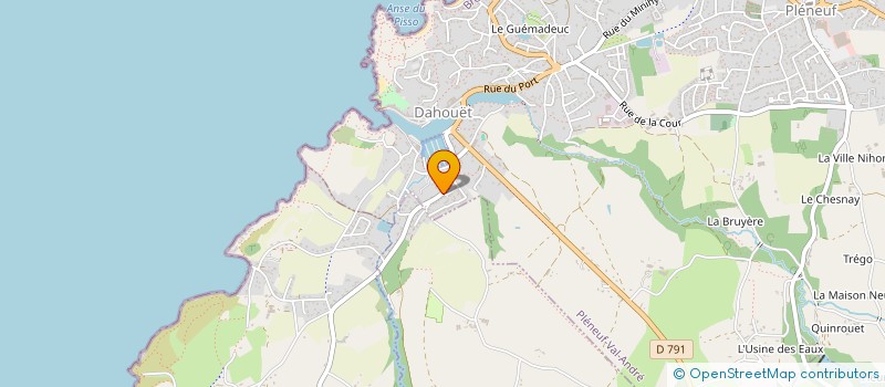 localisation de l'entreprise SCI LA CADERIE  PLENEUF-VAL-ANDRE