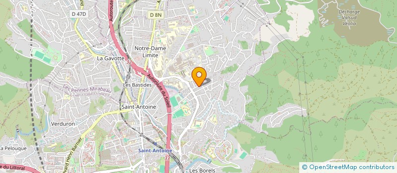 localisation de l'entreprise SCI LA CADIERE à MARSEILLE