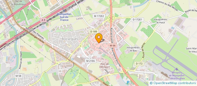 localisation de l'entreprise SCI LA CADOULE  MAUGUIO