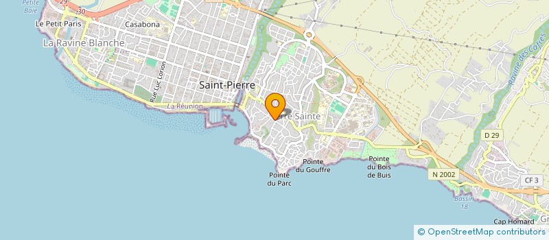 localisation de l'entreprise SCI LA CAFRINE à SAINT-PIERRE
