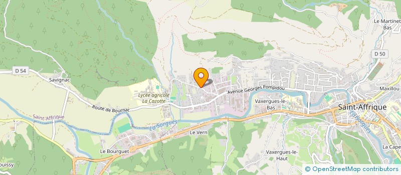 localisation de l'entreprise SCI LA CAGE DOREE  SAINT-AFFRIQUE