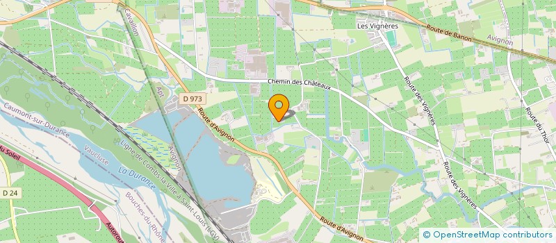 localisation de l'entreprise SCI LA CAGE DOREE  CAVAILLON