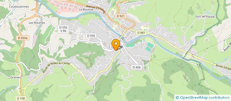 localisation de l'entreprise SCI LA CALADE  ESPALION