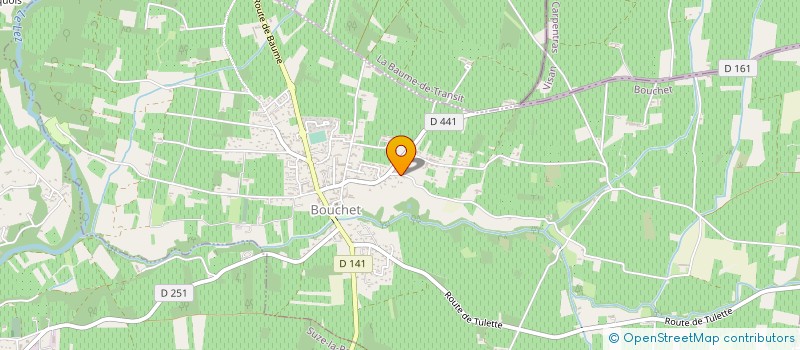 localisation de l'entreprise SCI LA CALADE  BOUCHET