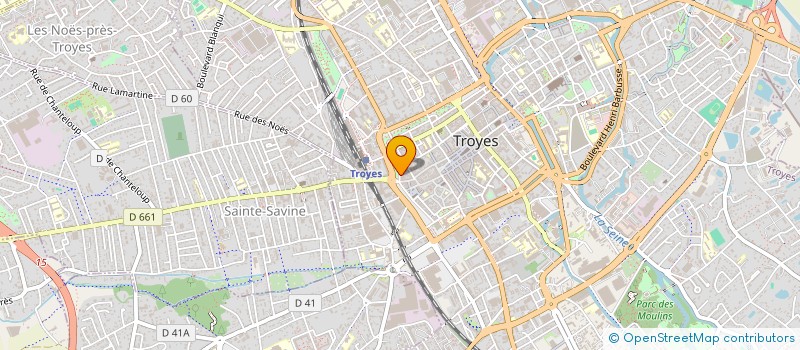 localisation de l'entreprise SCI LA CALADE à TROYES