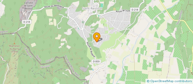 localisation de l'entreprise SCI LA CALADE  SAINT-RESTITUT