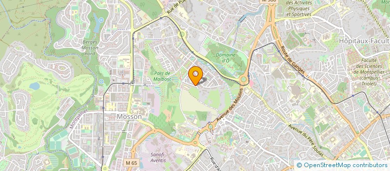 localisation de l'entreprise SCI LA CALADE à MONTPELLIER