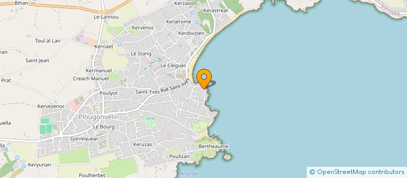 localisation de l'entreprise SCI LA CALANQUE  PLOUGONVELIN