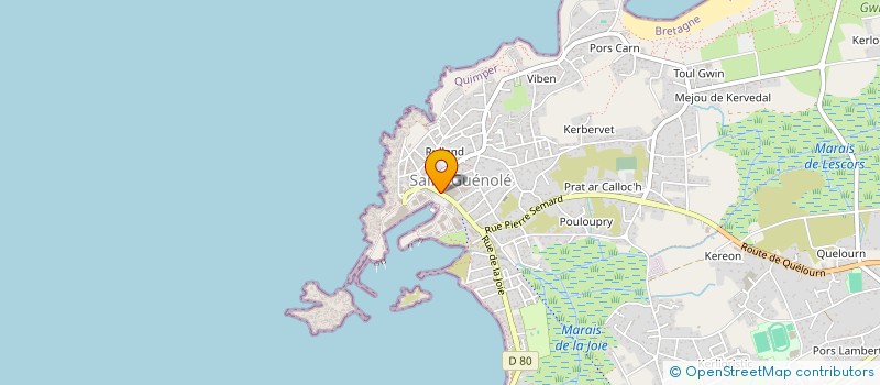 localisation de l'entreprise SCI LA CALE ST GUE  PENMARCH