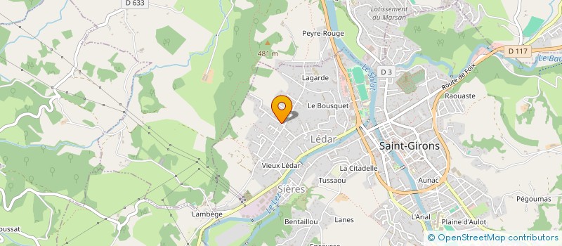 localisation de l'entreprise SCI LA CALEBASSE à SAINT-GIRONS