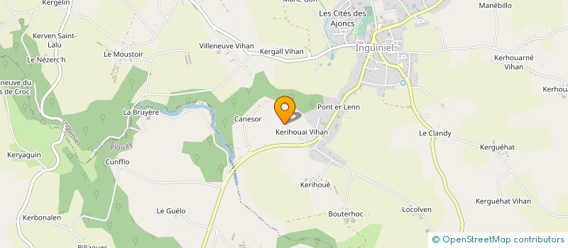 localisation de l'entreprise SCI LA CALECHE  CALAN