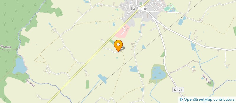 localisation de l'entreprise SCI LA CALECHE  LA PLAINE