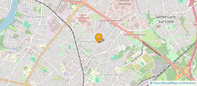 localisation de l'entreprise SCI LA CALECHE  NANTES