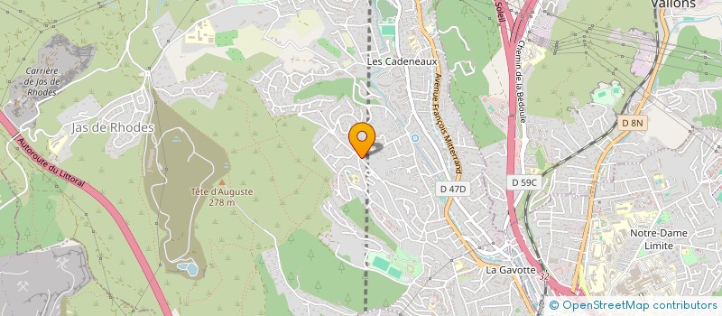 localisation de l'entreprise SCI LA CALENZANAISE à LES PENNES MIRABEAU
