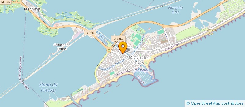 localisation de l'entreprise SCI LA CALIFORNIA à PALAVAS-LES-FLOTS