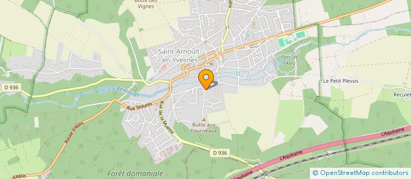 localisation de l'entreprise SCI LA CALIFORNIE  SAINT-ARNOULT-EN-YVELINES