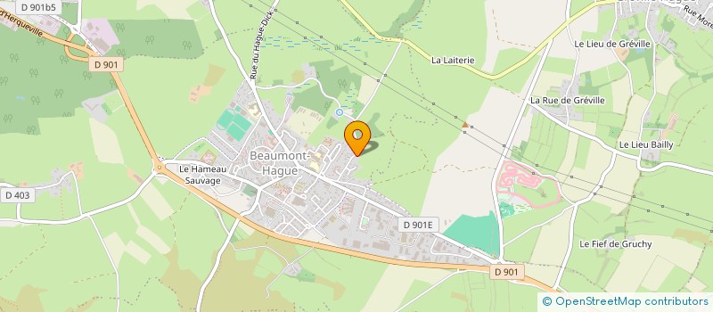 localisation de l'entreprise SCI LA CALINIERE  LA HAGUE